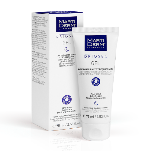 Martiderm driosec gel - antitranspirante (75 ml)